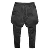 Herrshorts 2 i 1 fitness byxor sport andas snabbtorkande stretch fitness leggings gymträning shorts mode nya byxor