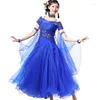 Stage Wear Ballroom Dance Costumes Sexy Spandex Stones Dress For Women Competition Jurken