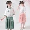 Abbigliamento etnico Ragazza Abito antico cheongsam Stile cinese Super fata Antico Hanfu Baby Tang Suit Bambini Qipao Bambine Laurea