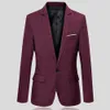 Mens Suits Blazers Men Blazers Slim Autumn Suit Blazer Business Formal Party Male Suit One Button Lapel Casual Long Sleeve Pockets Top Plus Size 230313