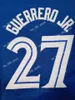 2024 Özel 27 Vladimir Guerrero Jr. Jersey 11 Bo Bichette Alejandro Kirk Alek Jays Manoah George Springer Daniel Vogelbach Daulton Varsho Blue Martinez Forma