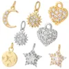 Charms Stars Moon Sun For Jewelry Making Supplies Heart Star Diy Earring Bracelet Necklace