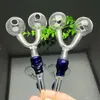 Smoking Pipes Coloured Skull Slingshot Glass Burner Wholesale Glass Hookah, Glass Water Pipe