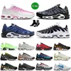 Fashion Mens Women Tns Terrascape Runner Shoes Designer TN Plus MX Triple Black White Hyper Blue Unity Jade Atlanta Worldwide Athletic Tnplus Sneakers Storlek 12