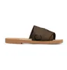 Summer Square Fashion Woody Muller Shoes With Tisters Heel Shoes Grass Woven Sponge Cake Thick Sole Muller Slippers Bär tjock häldesigner Luxury Cross Strap