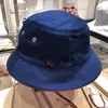 Summer 2022 classic high quality fashion men and women front and back fisherman hat brown blue pink white canvas beach outdoor party