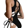 Women's Swimwear 2023 Sexy Bandage Swimsuit Women Strappy Female Push Up Monokini Bathing Suit Beachwear Swimming Bathers 230313