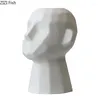 Vase Human Face Ceramic Vase Craftsデスクトップ装飾品クリエイティブホワイトアバターホームリビングルーム装飾アクセサリー