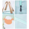Storage Bags Dry And Wet Waterproof PU Pouch Women's Cosmetic Makeup Daily Toiletries Organizer Large Capacity Bath Wash Bag