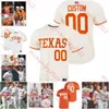 Stitched Texas Longhorns Jersey Trey Faltine Skyler Messinger Silas Ardoin Pete Hansen Tanner Witt Dylan Campbell Custom Mens Youth college Texas Baseball Jerseys