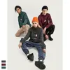 Sweats à capuche pour hommes VIMASS printemps 2023 marque à la mode couleur unie ample imprimé poche kangourou col montant noyau souple hommes légers