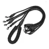 Dog Collars Pet Traction Rope Wear-resistant Explosion-proof One Lead Four Collar Outdoor Walking