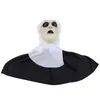 Party Masks Nun Latex Mask med Headscarf Crucifix Terror Face Masks Scary Cosplay Thriller Antifaz Para Fiesta Horror Mascara Cross 230313