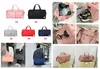 Ll utomhuspåsar nylon duffel förvaring yoga gym stor unisex rese vattentät avslappnad strandövning bagage väska 5 färger ll897