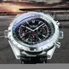 Armbandsur Jaragar Men Automatiska mekaniska armbandsur Military Pilot Watch Leather Strap Sport Watch 3 Sub-Dial Top Brand Luxury Relogio 230313