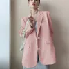 Women's Suits Blazers White Suit Jacket Female Korean Version Loose Online Celebrity Casual Professional Fashion Small Suit Jacket 230311