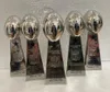 5pcs DC Super Bowl Futbol Takımı Şampiyonları Şampiyonası Yüzük Lombardi Trophy Hatıra Erkek Kadın Boy Fan Brithday Hediye 2024 Hip Hop Takı Spor Punk