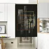 Curtain Nordic Modern Abstract Geometric Color Blocks Door Decoration Hanging Living Room Bedroom Partition