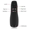 R400 USB Wireless Presenter Roter Laserpointer PPT-Fernbedienung Zeigerstift für PowerPoint-Präsentationssprache