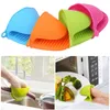 Oven Mitts Silicone Heat Resistant Gloves Baking Heat-insulating Anti-scald Kitchen Restaurant Catering Barbecue Tools