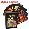 55PCSゴールドフォイルカードカードゲームエンターテイメントコレクションボードゲームバトルカードELF英語カードメーカー卸売