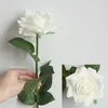 Ghirlande di fiori decorativi 5 pz / lotto 12 cm Decor Rose Fiori artificiali Fiori di seta Fiori floreali Lattice Real Touch Rose Bouquet da sposa Home Party Design Fiori 230313