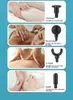 Massager całego ciała LCD Inteligentna kontrola częstotliwości mini powięź biała mini przenośny USB Body Massager Electric Neck Membrane Pistolet 230313