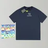 T-shirts Plus pour hommes Polos Col rond brodé et imprimé vêtements d'été de style polaire avec street pur coton 124e