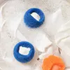 3/6/8pcs Pet Hair Remover for Laundry Brushes Cute Bear Sponge Clothes Anti-Winding Adsorption Dryer Balls Laundry Reusable Blue/Orange