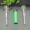 Hookahs Color Cartoon Logo Mini-glas Direct gevarieerde Pot Glass Bongs Olie Burner Pijpen Waterpijpen Olie