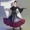 Stage Wear X6017 Modern Dance Skirt Girls Ballroom Dancing Costume Diamond Waltz Costumes Performance Clothes