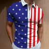 Herr t-shirts personlighet herr polo skjorta sommaren mäns överdimensionerade kläder urban street mode polo lyx varumärke t-shirt lapel casua 230313
