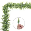 Decoratieve bloemen kunstmatige bladeren 2m klimop eucalyptus voor huis kerstdecoratie verticale nep planten wandtuin