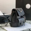 Bolsa de cajas de mochila de mochila de becerro de 20 cm 10a espejo de hombro con mochilas de diseñador C501 de calidad