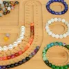Aprendendo brinquedos Bamboo Combo Board de miçangas para a pulseira de jóias e outros colares Design tapetes 230313