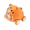 games.Ejection car cute pet car press inertia puzzle baby children toy car boy girl tiger 1-3 years old