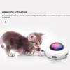 Cat Toys Interactive Teaser Turntable Catching Feather Stick Self Ammusement Intelligence Trainning Gravitational UFO