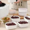 Dinnerware Sets Fat Reduction Meal Quantitative Snack Box 7pcs/set Plastic Freezer Portable Fruit Bowl Lunch 280ml For Dinnerwar