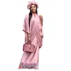 Vêtements ethniques No Heatie African Long Robes pour femmes 5Colors de grande taille Polyester Robe Femme Top Daily Party et robe