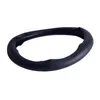 Steering Wheel Covers 14"-16" Black Non Slip Protector Silicone Cover Universal For Car Truck Vans