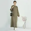 Vêtements ethniques printemps femmes élégantes Robe musulmane Abaya caftans décontracté maroc robes Femme dubaï turquie Islam longue Robe Femme Vestidos