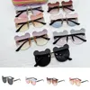 Solglasögon Barnmode Rimless Girl's Simple Design bekväma HSJ88Sunglasses