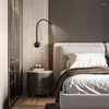 Wandlamp led slang slaapkamer bed klein modern s nachtlampje lezen usb dimmen aan touch light voor woonkamer bed