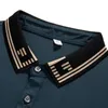 メンズTシャツハイエンド半袖ポロシャツメンズサマーユースレジャートレンドTシャツ高品質ビジネスラペル通気性トップ230313