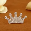 Hårklämmor Barrettes Mini Tiara Girls Kids Crystal Rhinestone Princess Crown Comb Costor Accessories Birthday Party Headwear Gifthair