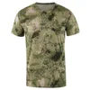 Herr t-skjortor 2023 snabb torr kamouflage taktisk skjorta män sommar t-shirt kort ärmmar mens outwear militär strid S-3xl