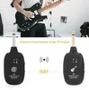 Système sans fil de guitare A8 Récepteur de fréquence ultra-élevée récepteur de basse électrique guitare sans fil rechargeable intégrée