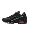 Scarpe da corsa 95 Sneakers sportive 95s OG Neon Crystal Blue Solar Red Bordeaux Light Charcoal Obsidian Dark Smoke Grey Reflective Volt Mens Trainers