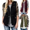 Kvinnors västar kvinnor solida vinter ärmlös västmästning jacka blazer väst casaul coat gilet toppar bodywarmerwomen's