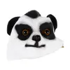 Party Masks Lovely Panda and The Little Mole Cartoon Masks Latex Full Face Headgear Bar Halloween Party Live Show Funny Props Deluxe Novelty 230313